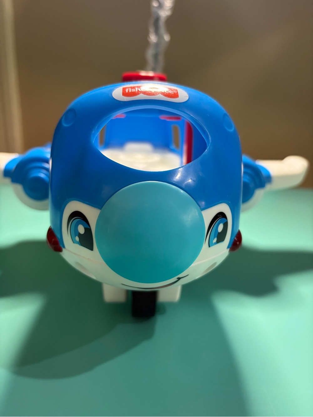 Fisher-Price Blue Play Airplane Ride-On Toy